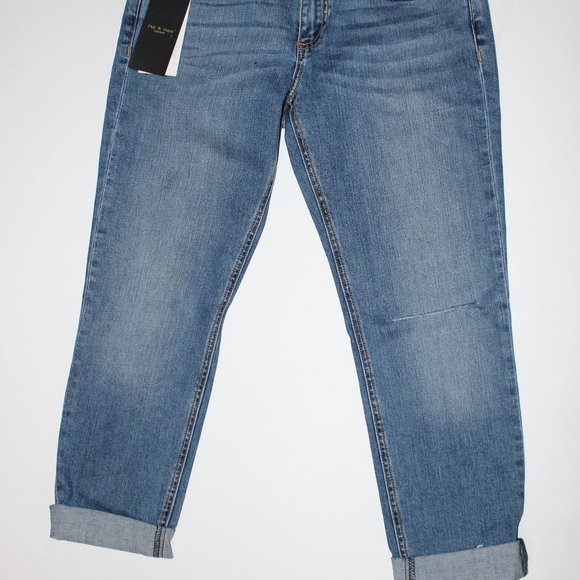 RAG & BONE DRE LOW RISE PISMO SLIM BOYFRIEND JEANS - Picture 3 of 5
